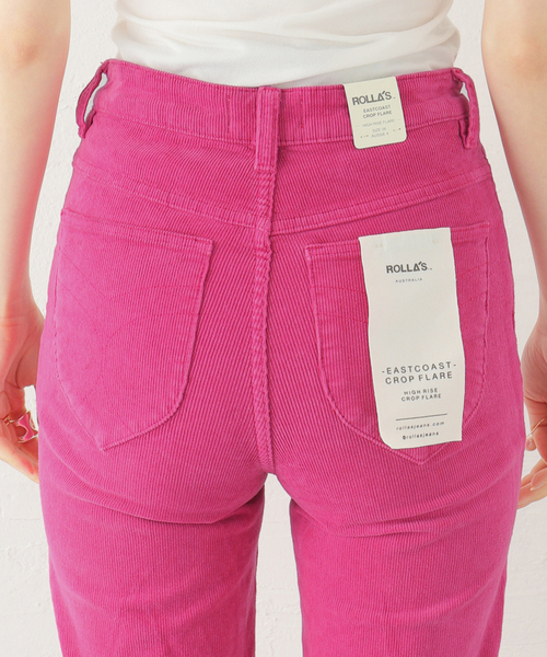 U by SPICK&SPAN（ユーバイスピックアンドスパン）の「【ROLLA’S/ローラス】EASTCOAST CROP FLARE（その他パンツ・レディース・ピンク・X-SMALL/SMALL）」の15枚目の写真