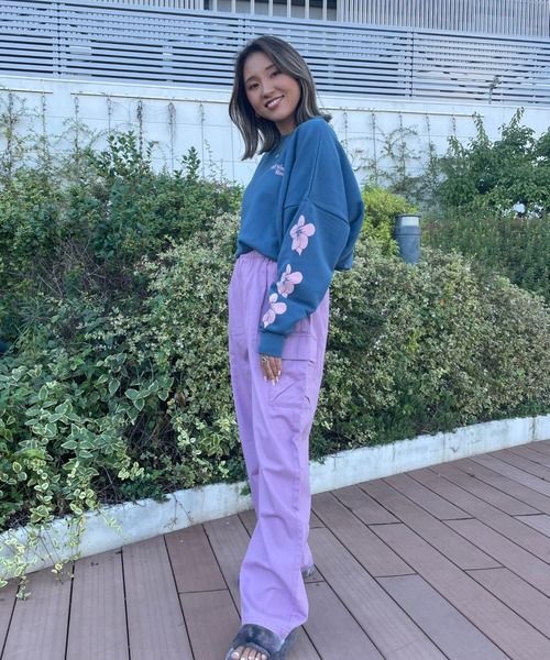 ROXY（ロキシー）の「【ZOZO限定アイテム】SIDE FLOWERS PULLOVER/ロキシースウェットトレーナー（スウェット・レディース・ネイビー/ブラウン/グレー・FREE）」の13枚目の写真