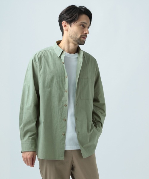 BAYFLOW（ベイフロー）の「STDタイプライターシャツ（シャツ/ブラウス・メンズ・ブラック/オフホワイト/カーキ・MEDIUM/LARGE）」の12枚目の写真