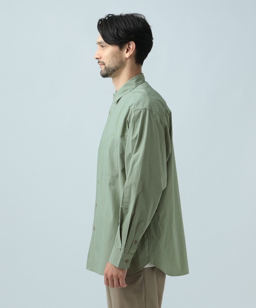 BAYFLOW（ベイフロー）の「STDタイプライターシャツ（シャツ/ブラウス・メンズ・ブラック/オフホワイト/カーキ・MEDIUM/LARGE）」の16枚目の写真