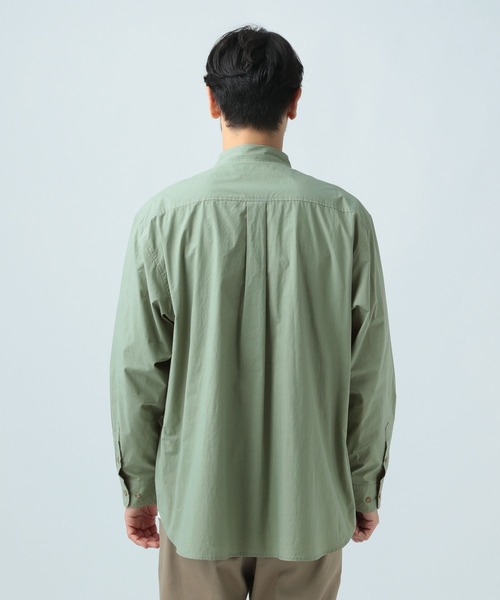 BAYFLOW（ベイフロー）の「STDタイプライターシャツ（シャツ/ブラウス・メンズ・ブラック/オフホワイト/カーキ・MEDIUM/LARGE）」の17枚目の写真