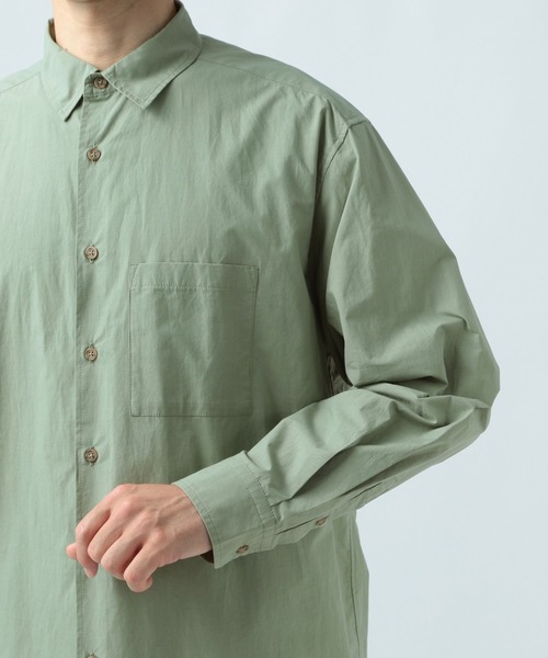 BAYFLOW（ベイフロー）の「STDタイプライターシャツ（シャツ/ブラウス・メンズ・ブラック/オフホワイト/カーキ・MEDIUM/LARGE）」の20枚目の写真