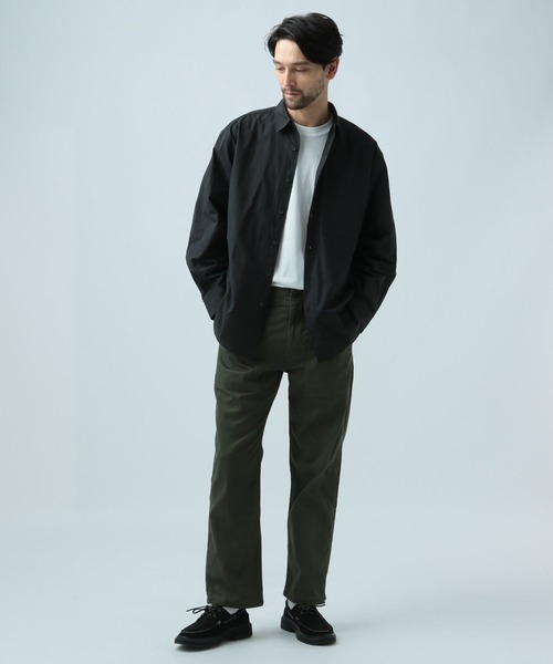 BAYFLOW（ベイフロー）の「STDタイプライターシャツ（シャツ/ブラウス・メンズ・ブラック/オフホワイト/カーキ・MEDIUM/LARGE）」の9枚目の写真