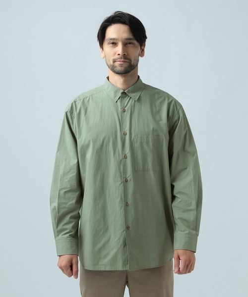 BAYFLOW（ベイフロー）の「STDタイプライターシャツ（シャツ/ブラウス・メンズ・ブラック/オフホワイト/カーキ・MEDIUM/LARGE）」の15枚目の写真