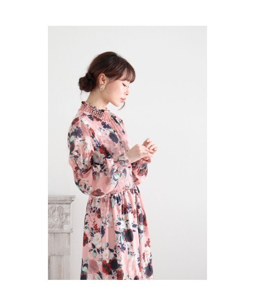 Sawa a la mode（サワアラモード）の「可愛さ溢れる花柄ロングワンピース（ワンピース・レディース・その他・FREE）」の3枚目の写真
