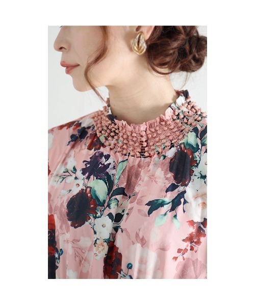 Sawa a la mode（サワアラモード）の「可愛さ溢れる花柄ロングワンピース（ワンピース・レディース・その他・FREE）」の4枚目の写真