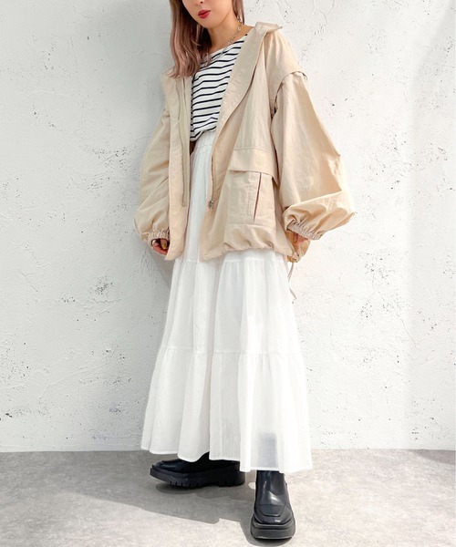 apres jour mignon（アプレジュールミニョン）の「２WAYスノーパーカー【ZOZOTOWN限定アイテム】（ブルゾン・レディース・アイボリー/ナチュラル/カーキ/ブラック・X-LARGE/フリー）」の21枚目の写真