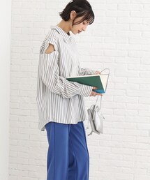 Cutie Blonde | 肩ボタン2WAYシャツ(シャツ/ブラウス)