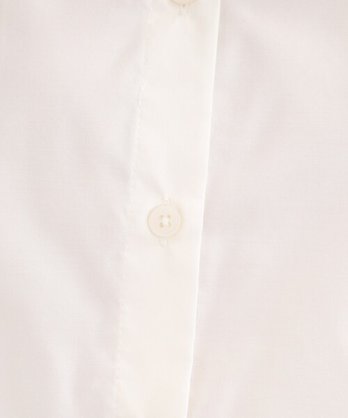 Cutie Blonde（キューティーブロンド）の「◆【2WAY】着こなし自由自在。肩ボタンマルチシャツ（シャツ/ブラウス・レディース・オフホワイト/ダークブラウン系2/黄緑系/チャコール・00）」の13枚目の写真