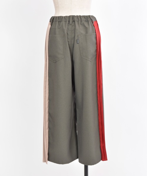 gomme（ゴム）の「ウォームＰツイル　Ｓプリーツパンツ（その他パンツ・レディース・ブラック/カーキ/ブルー・MEDIUM）」の20枚目の写真