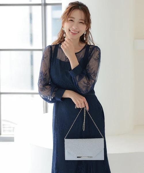 PREFERIR(プレフェリール)の「レターフォルム レース 3way 結婚式 お呼ばれ パーティークラッチバッグ(クラッチバッグ・レディース・シルバー/ベージュ/ブラック・FREE)」の19枚目の写真