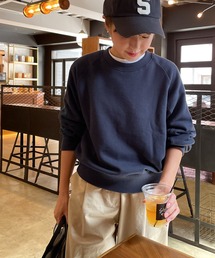 CANAL JEAN | El mar(エルマール) コンパクト裏毛クルーネックトレーナー(スウェット)