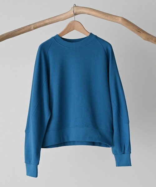 CANAL JEAN（キャナルジーン）の「El mar(エルマール) コンパクト裏毛クルーネックトレーナー（スウェット・レディース・ネイビー/オートミール/ヘザーグレー/ブルー/ブラウン・ONE SIZE）」の16枚目の写真