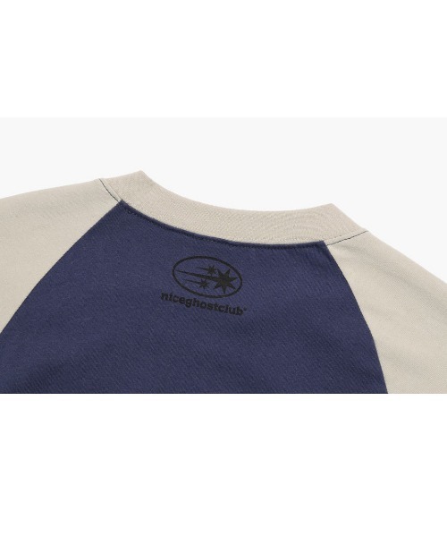 NICE GHOST CLUB（ナイスゴーストクラブ）の「A'GEM/9 × .kom『NICE GHOST CLUB/ナイスゴーストクラブ』FUTURE GIRL L/S TEE/フューチャーガールデザイン 長袖Tシャツ（Tシャツ/カットソー・レディース・パープル/ホワイト・L/M）」の20枚目の写真