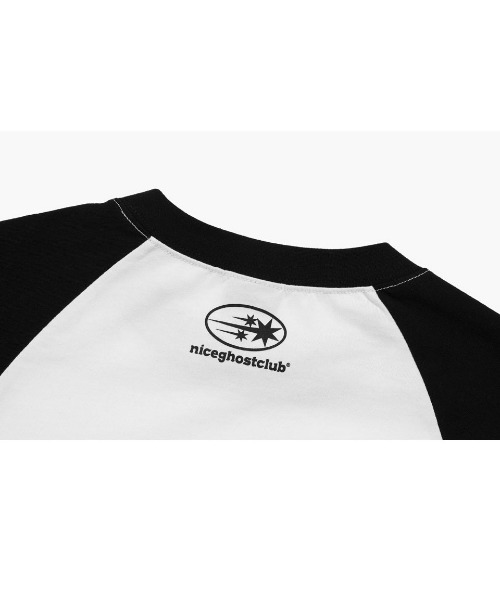 NICE GHOST CLUB（ナイスゴーストクラブ）の「A'GEM/9 × .kom『NICE GHOST CLUB/ナイスゴーストクラブ』FUTURE GIRL L/S TEE/フューチャーガールデザイン 長袖Tシャツ（Tシャツ/カットソー・レディース・パープル/ホワイト・L/M）」の14枚目の写真
