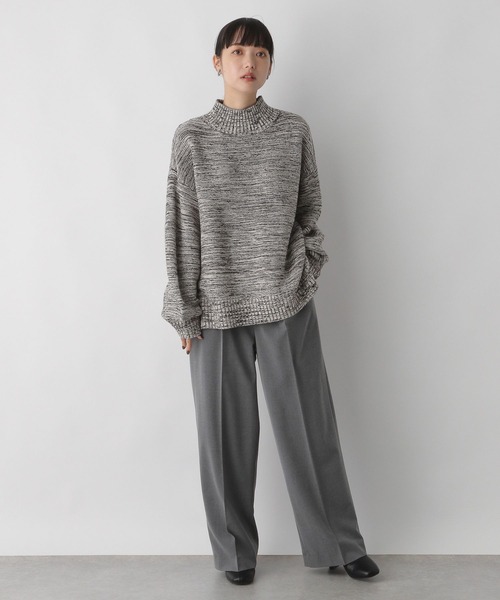 LOWRYS FARM（ローリーズファーム）の「ガータ－ハイネックプルオーバー　284702（ニット/セーター・レディース・アイボリー/ブラック/グレー/ブルー/イエロー/パープル/オレンジ・FREE）」の13枚目の写真