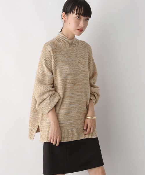 LOWRYS FARM（ローリーズファーム）の「ガータ－ハイネックプルオーバー　284702（ニット/セーター・レディース・アイボリー/ブラック/グレー/ブルー/イエロー/パープル/オレンジ・FREE）」の18枚目の写真