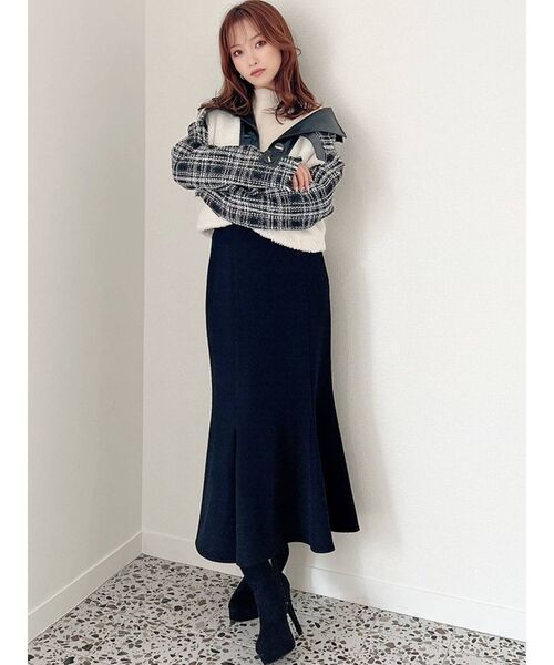 RESEXXY（リゼクシー）の「ピンタックマーメイドスカート（スカート・レディース・ブラック/ピンク/マスタード/その他1/ベージュ・FREE）」の9枚目の写真