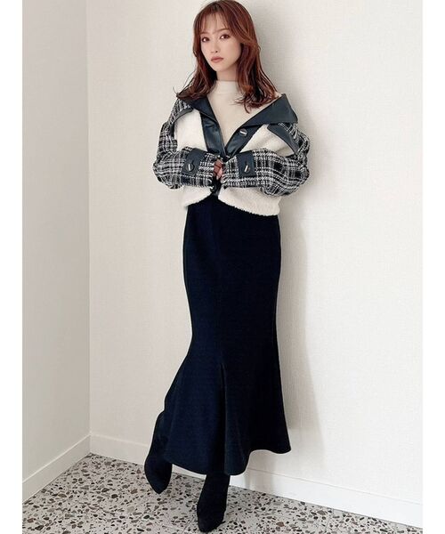 RESEXXY（リゼクシー）の「ピンタックマーメイドスカート（スカート・レディース・ブラック/ピンク/マスタード/その他1/ベージュ・FREE）」の11枚目の写真