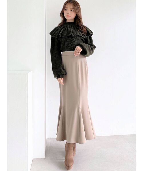 RESEXXY（リゼクシー）の「ピンタックマーメイドスカート（スカート・レディース・ブラック/ピンク/マスタード/その他1/ベージュ・FREE）」の17枚目の写真