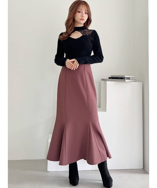 RESEXXY（リゼクシー）の「ピンタックマーメイドスカート（スカート・レディース・ブラック/ピンク/マスタード/その他1/ベージュ・FREE）」の19枚目の写真