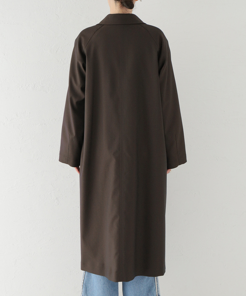 JOURNAL STANDARD(ジャーナルスタンダード)の「TWシャンブレービッグチェスターコート(チェスターコート・レディース・ネイビー/ブラウン・FREE)」の13枚目の写真
