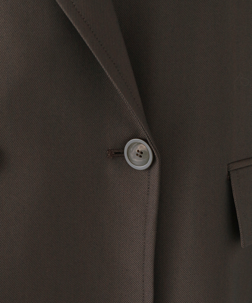 JOURNAL STANDARD(ジャーナルスタンダード)の「TWシャンブレービッグチェスターコート(チェスターコート・レディース・ネイビー/ブラウン・FREE)」の20枚目の写真