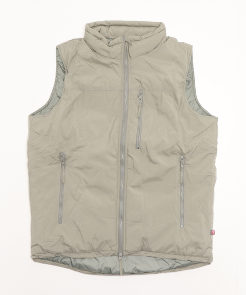 THE BAREFOOT（ベアフット）の「【 B.A.F / ビーエーエフ 】 レベル７ プリマロフト ベスト LEVEL7 PRIMALOFT VEST SUY（ダウンベスト・メンズ・ブラック/グレー・XL/L/M）」の16枚目の写真