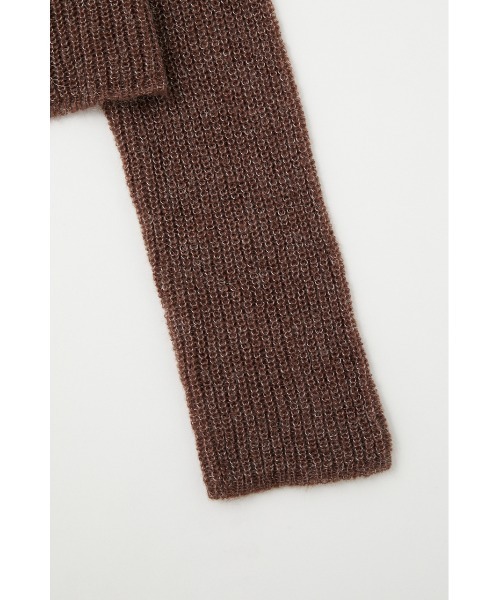 MOUSSY（マウジー）の「FRONT TIE MULTI BORDER カーディガン（カーディガン/ボレロ・レディース・チャコールグレー/キナリ/ブラウン・FREE）」の13枚目の写真