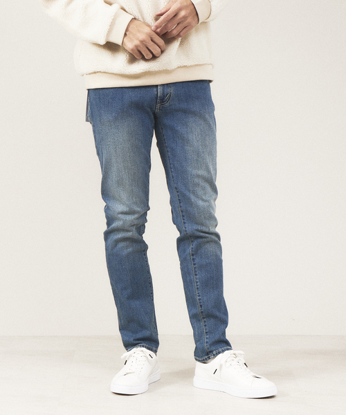 ABAHOUSE GRAY（アバハウスグレイ）の「【セットアップ対応】ストレッチデニム 5ポケット パンツ（デニムパンツ・メンズ・ブルー/ライトブルー/ネイビー・50/48/44/46）」の2枚目の写真