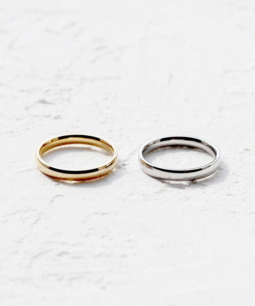 calmila(カルミラ)の「金属アレルギー対応 1mm 3mm 6mmシンプルステンレスリング(リング・レディース・ゴールド系その他3/ゴールド系その他4/シルバー系その他3/ゴールド系その他2/シルバー系その他4/シルバー系その他2・11号/9号/14号)」の5枚目の写真