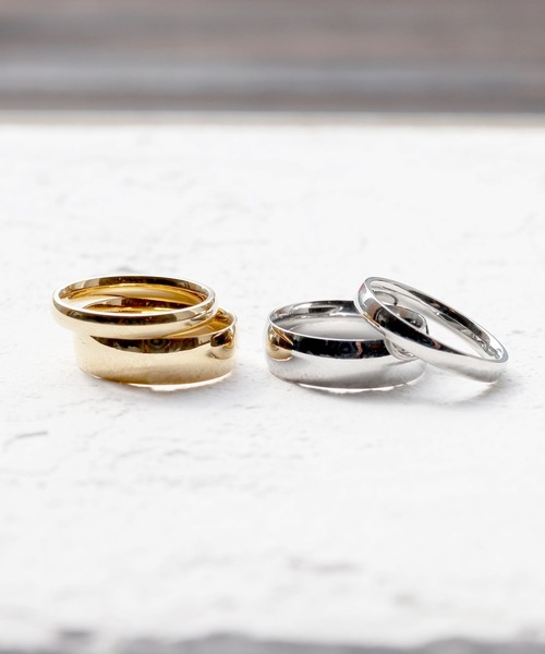 calmila(カルミラ)の「金属アレルギー対応 1mm 3mm 6mmシンプルステンレスリング(リング・レディース・ゴールド系その他3/ゴールド系その他4/シルバー系その他3/ゴールド系その他2/シルバー系その他4/シルバー系その他2・11号/9号/14号)」の11枚目の写真