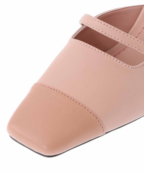 31 Sons de mode（トランテアン　ソン　ドゥ　モード）の「バイカラーミュール（パンプス・レディース・ダークブラウン/ベージュ/ピンク・S/M/L）」の12枚目の写真