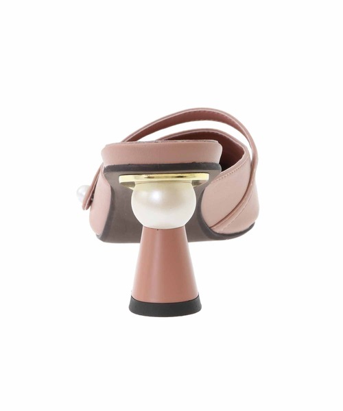 31 Sons de mode（トランテアン　ソン　ドゥ　モード）の「バイカラーミュール（パンプス・レディース・ダークブラウン/ベージュ/ピンク・S/M/L）」の16枚目の写真