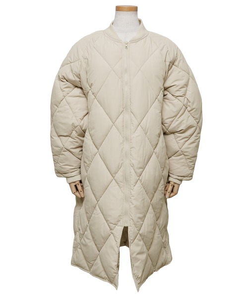 reca（レカ）の「ロング丈ダイヤキルトコート（その他アウター・レディース・ブラック/カーキ/アイボリー・M/L）」の20枚目の写真