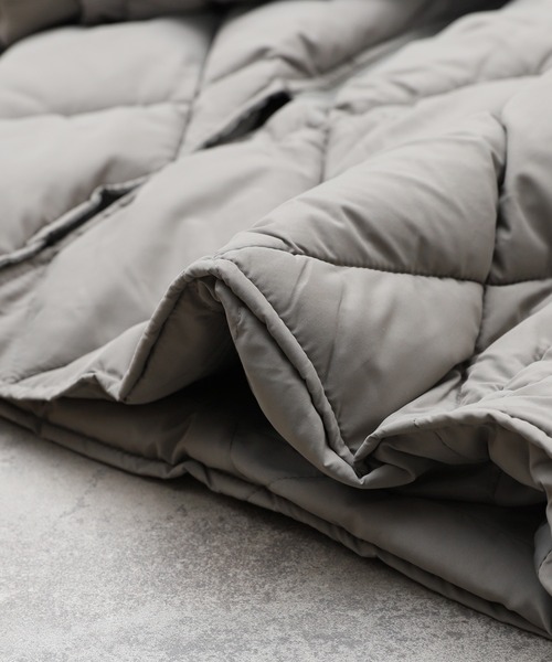 reca（レカ）の「ロング丈ダイヤキルトコート（その他アウター・レディース・ブラック/カーキ/アイボリー・M/L）」の7枚目の写真