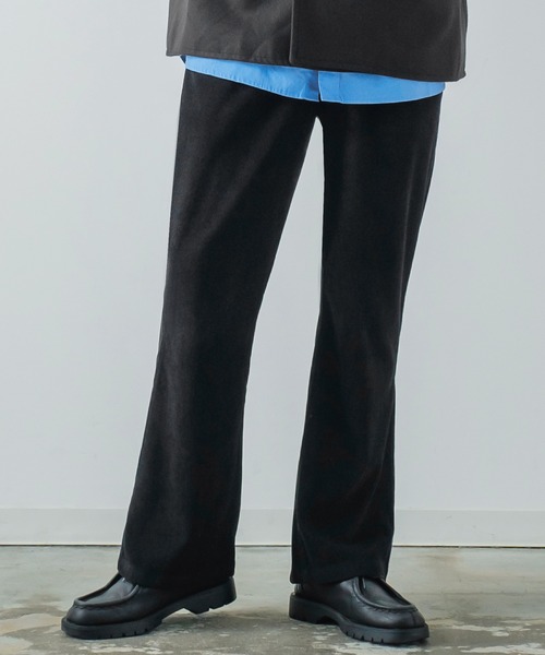 improves（インプローブス）の「【improves】コーデュロイ フレアカット カラーパンツ（スラックス・メンズ・グレイッシュブルー/レンガ/グリーン/イエロー/ブルー/オフホワイト/ブラック・SMALL/MEDIUM/LARGE）」の11枚目の写真