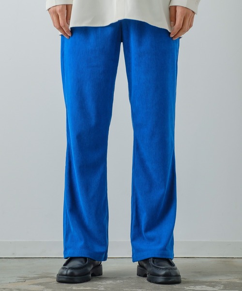 improves（インプローブス）の「【improves】コーデュロイ フレアカット カラーパンツ（スラックス・メンズ・グレイッシュブルー/レンガ/グリーン/イエロー/ブルー/オフホワイト/ブラック・SMALL/MEDIUM/LARGE）」の17枚目の写真