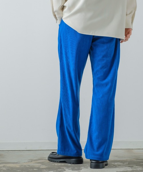 improves（インプローブス）の「【improves】コーデュロイ フレアカット カラーパンツ（スラックス・メンズ・グレイッシュブルー/レンガ/グリーン/イエロー/ブルー/オフホワイト/ブラック・SMALL/MEDIUM/LARGE）」の19枚目の写真