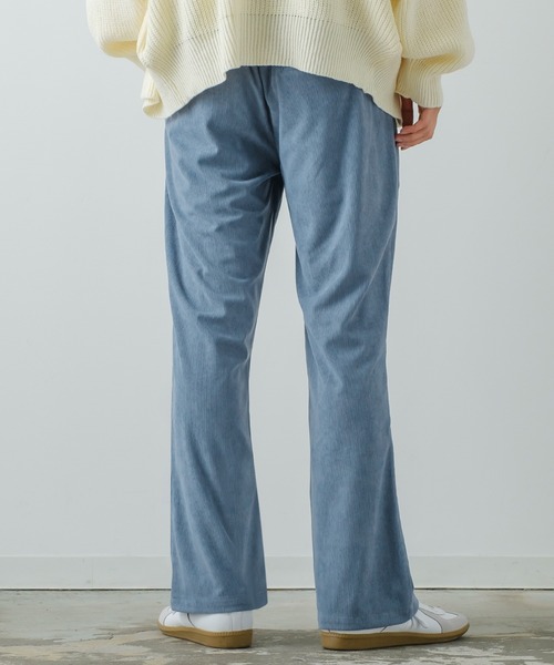 improves（インプローブス）の「【improves】コーデュロイ フレアカット カラーパンツ（スラックス・メンズ・グレイッシュブルー/レンガ/グリーン/イエロー/ブルー/オフホワイト/ブラック・SMALL/MEDIUM/LARGE）」の22枚目の写真