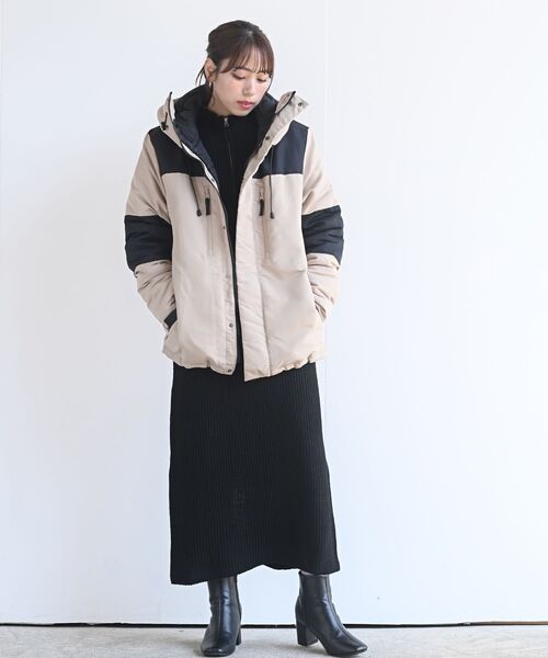 rps（アールピーエス）の「フロントＺＩＰニットワンピース（ワンピース・レディース・ダークグリーン/イエロー系その他/モカ/ブラック・フリー）」の14枚目の写真