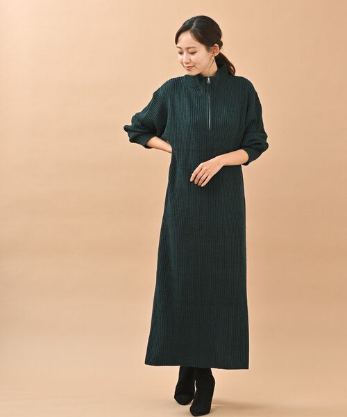 rps（アールピーエス）の「フロントＺＩＰニットワンピース（ワンピース・レディース・ダークグリーン/イエロー系その他/モカ/ブラック・フリー）」の16枚目の写真