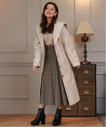 ASTORIA ODIER | 杢セーラーカラーコート(その他アウター)