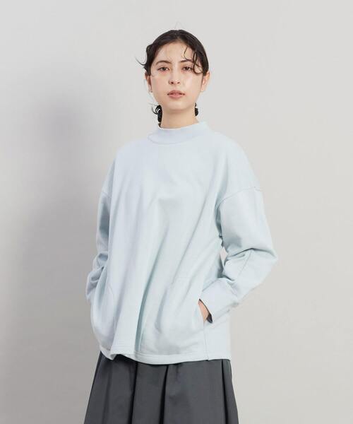 conges payes ADIEU TRISTESSE（コンジェ ペイエ アデュートリステス）の「裏毛プルオーバー（スウェット・レディース・オフホワイト/ブルー・FREE）」の2枚目の写真