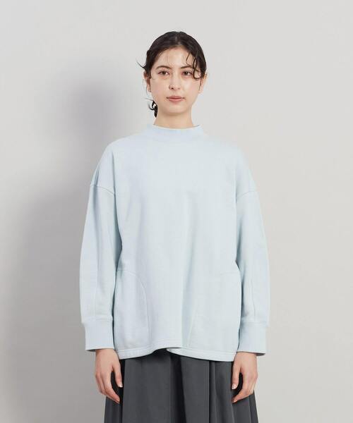 conges payes ADIEU TRISTESSE（コンジェ ペイエ アデュートリステス）の「裏毛プルオーバー（スウェット・レディース・オフホワイト/ブルー・FREE）」の6枚目の写真
