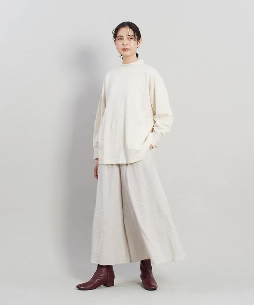 conges payes ADIEU TRISTESSE（コンジェ ペイエ アデュートリステス）の「裏毛プルオーバー（スウェット・レディース・オフホワイト/ブルー・FREE）」の10枚目の写真