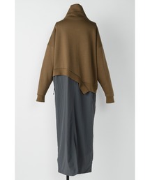 現行美品★ナゴンスタンス バックウォームドレス ロングワンピース ドッキング nagonstans（ナゴンスタンス）の「バックウォーム ドレス（ワンピース