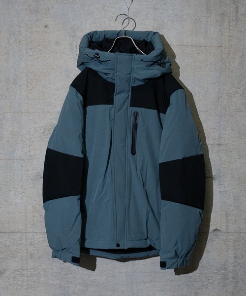 JOHN'S CLOSET（ジョンズクローゼット）の「【13】中綿切替フードジャケット（ダウンジャケット/コート・メンズ・レッド/ホワイト/ブルー系その他/ブラック/チャコールグレー/ベージュ・MEDIUM/LARGE/X-LARGE）」の5枚目の写真