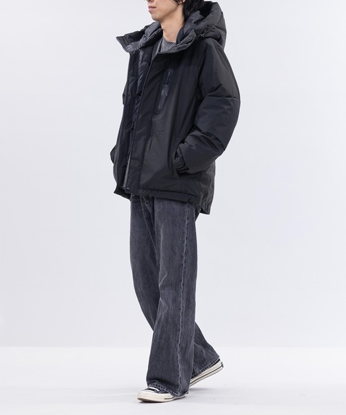 JOHN'S CLOSET（ジョンズクローゼット）の「【13】中綿切替フードジャケット（ダウンジャケット/コート・メンズ・レッド/ホワイト/ブルー系その他/ブラック/チャコールグレー/ベージュ・MEDIUM/LARGE/X-LARGE）」の21枚目の写真