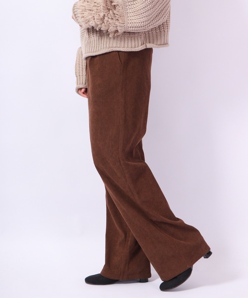 Chiaro（キアロ）の「Chiaro コーデュロイ タックパンツ（その他パンツ・レディース・ブラウン/ベージュ・FREE）」の7枚目の写真